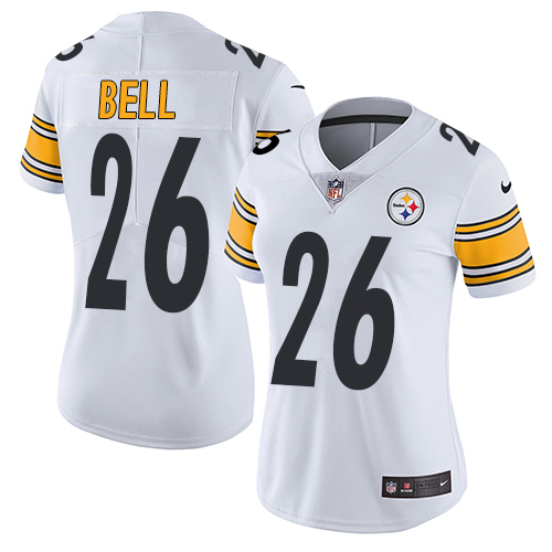 Nike Steelers #26 Le'Veon Bell White Women's Stitched NFL Vapor Untouchable Limited Jersey - Click Image to Close